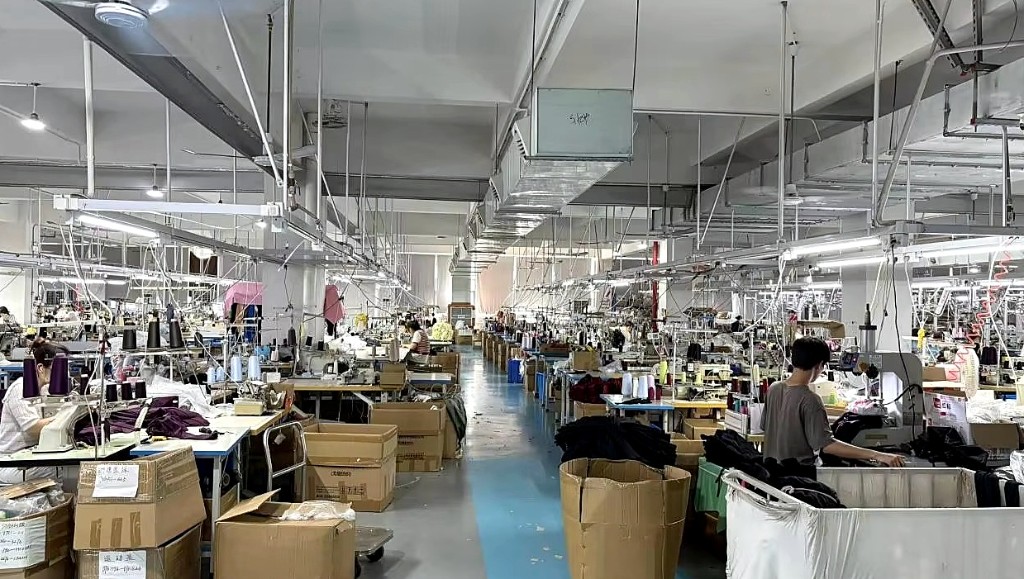 Sewing floor