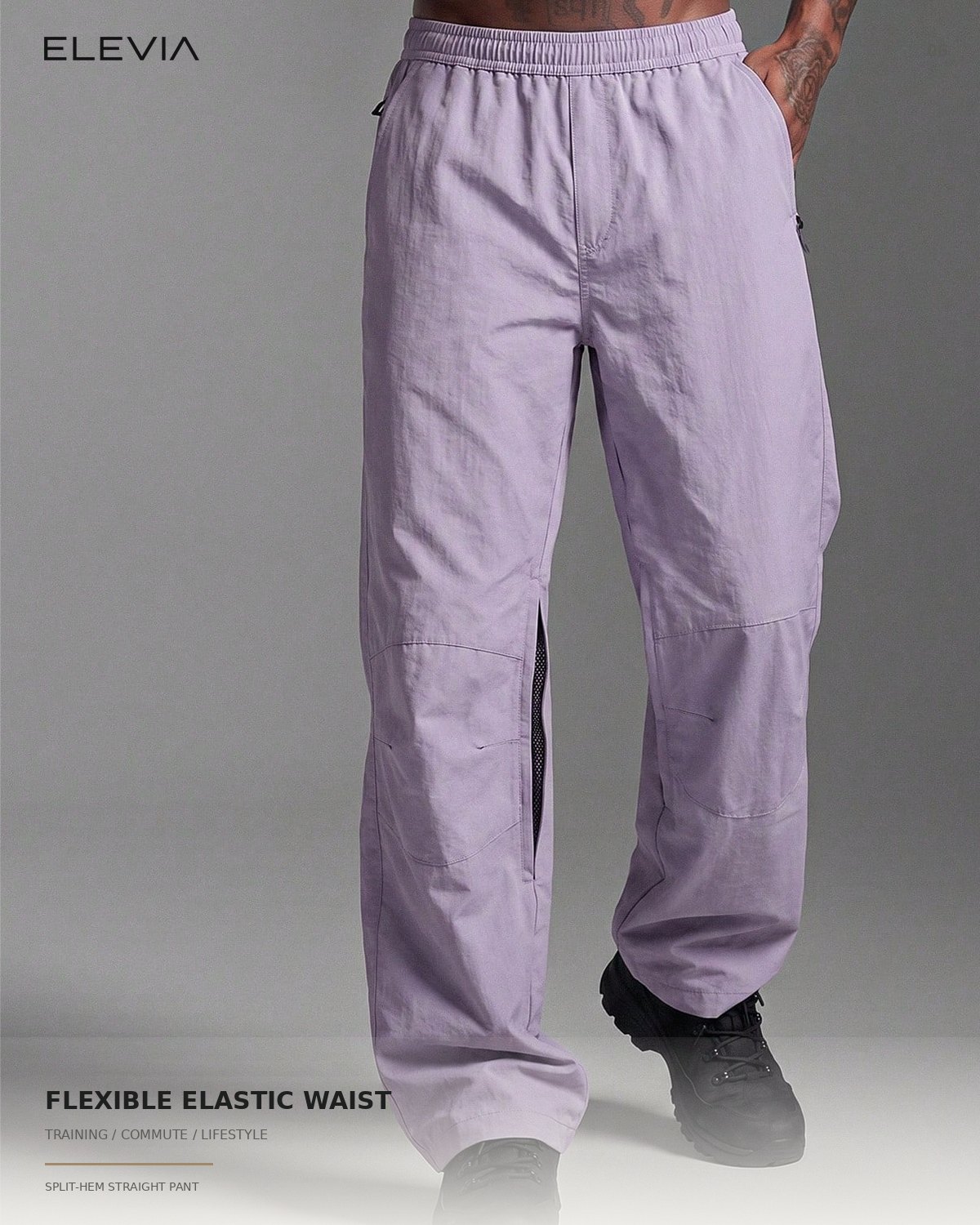 Split Hem Straight Pant