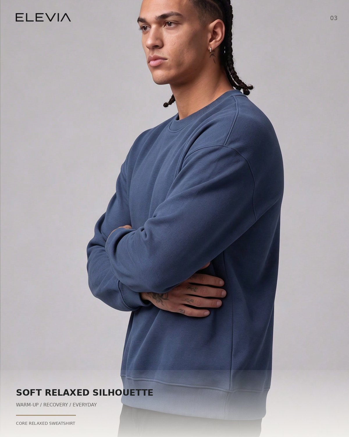 Core Relaxed Crew Sweatshirt