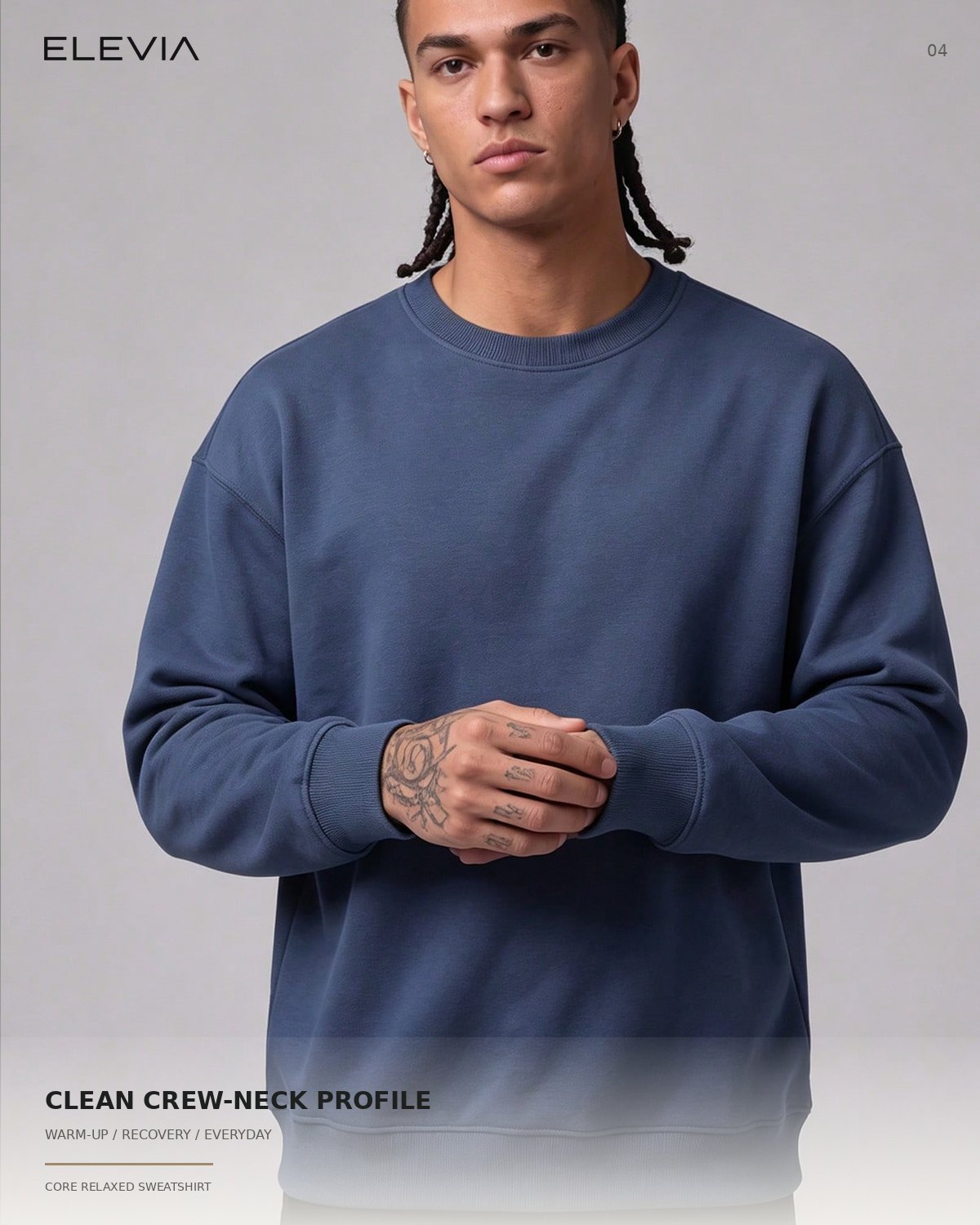 Core Relaxed Crew Sweatshirt