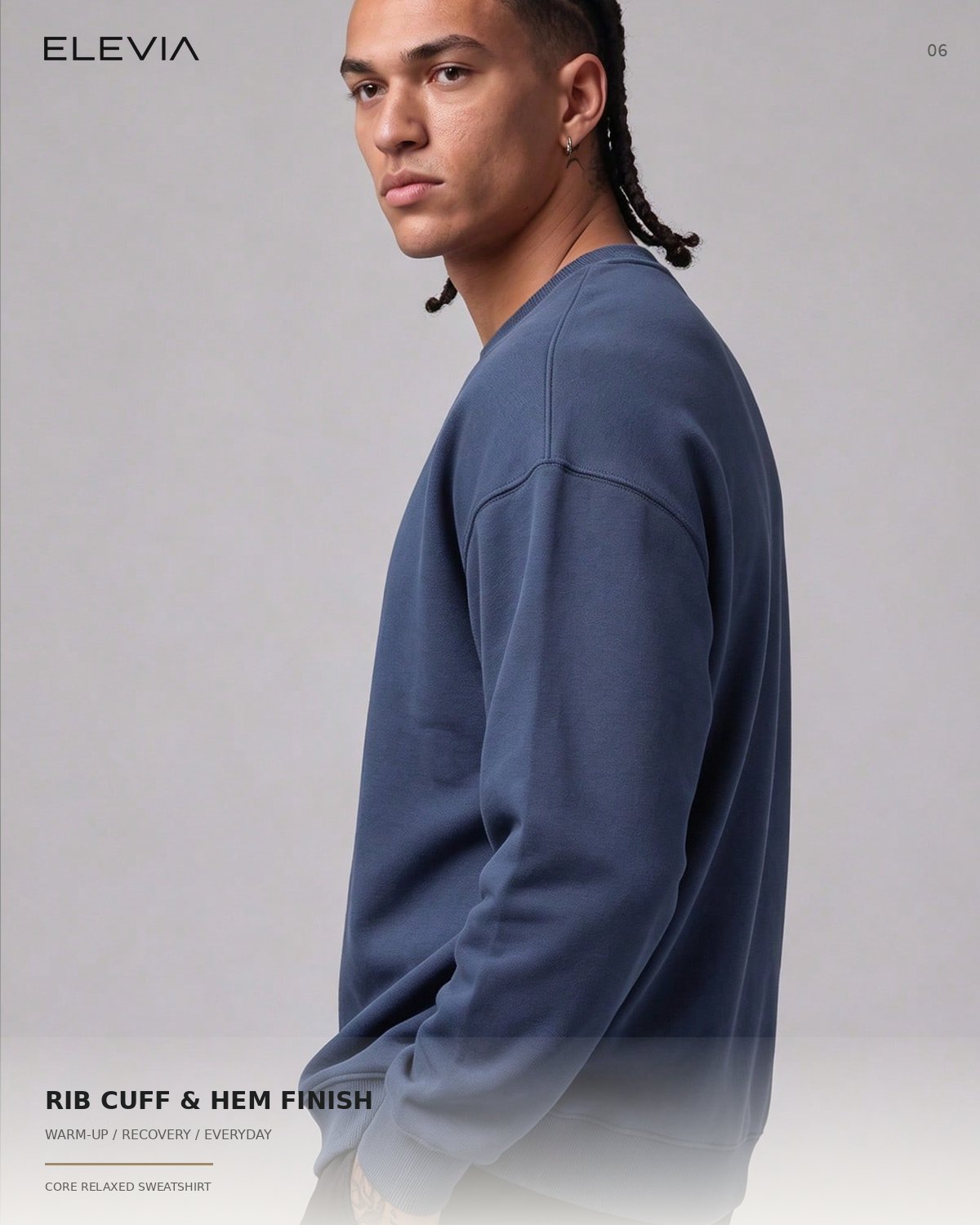 Core Relaxed Crew Sweatshirt