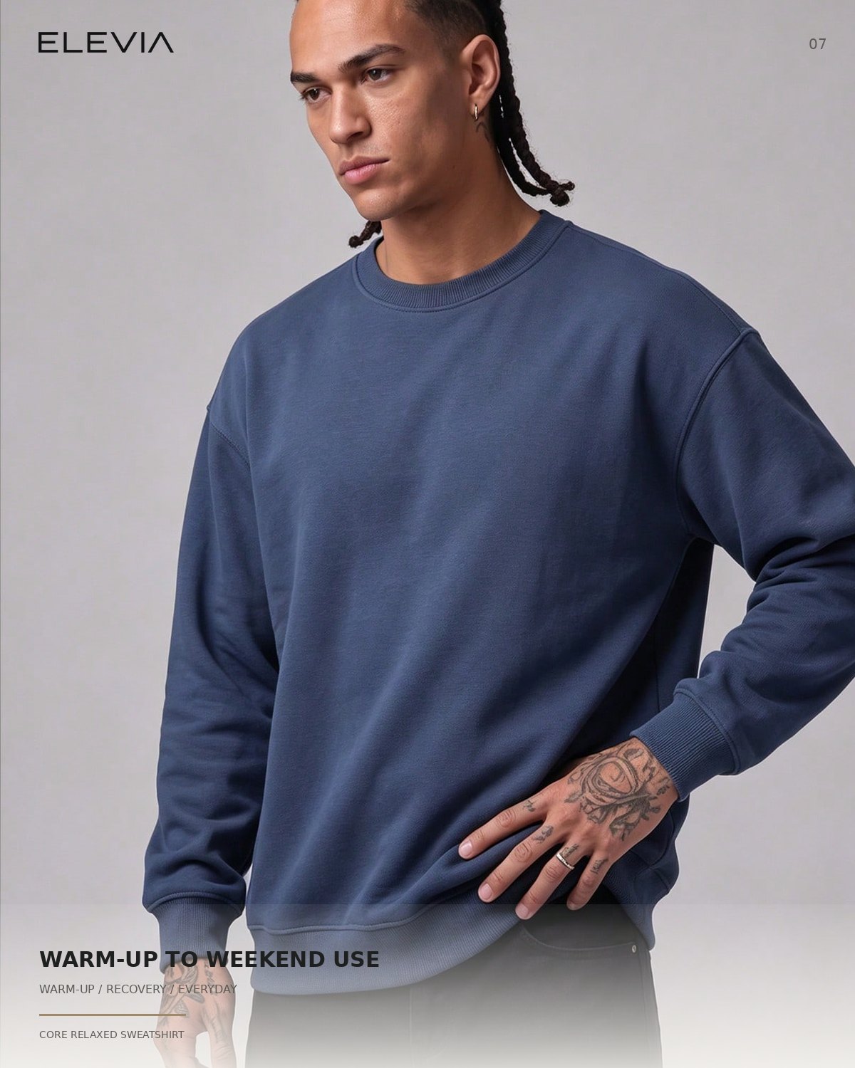 Core Relaxed Crew Sweatshirt