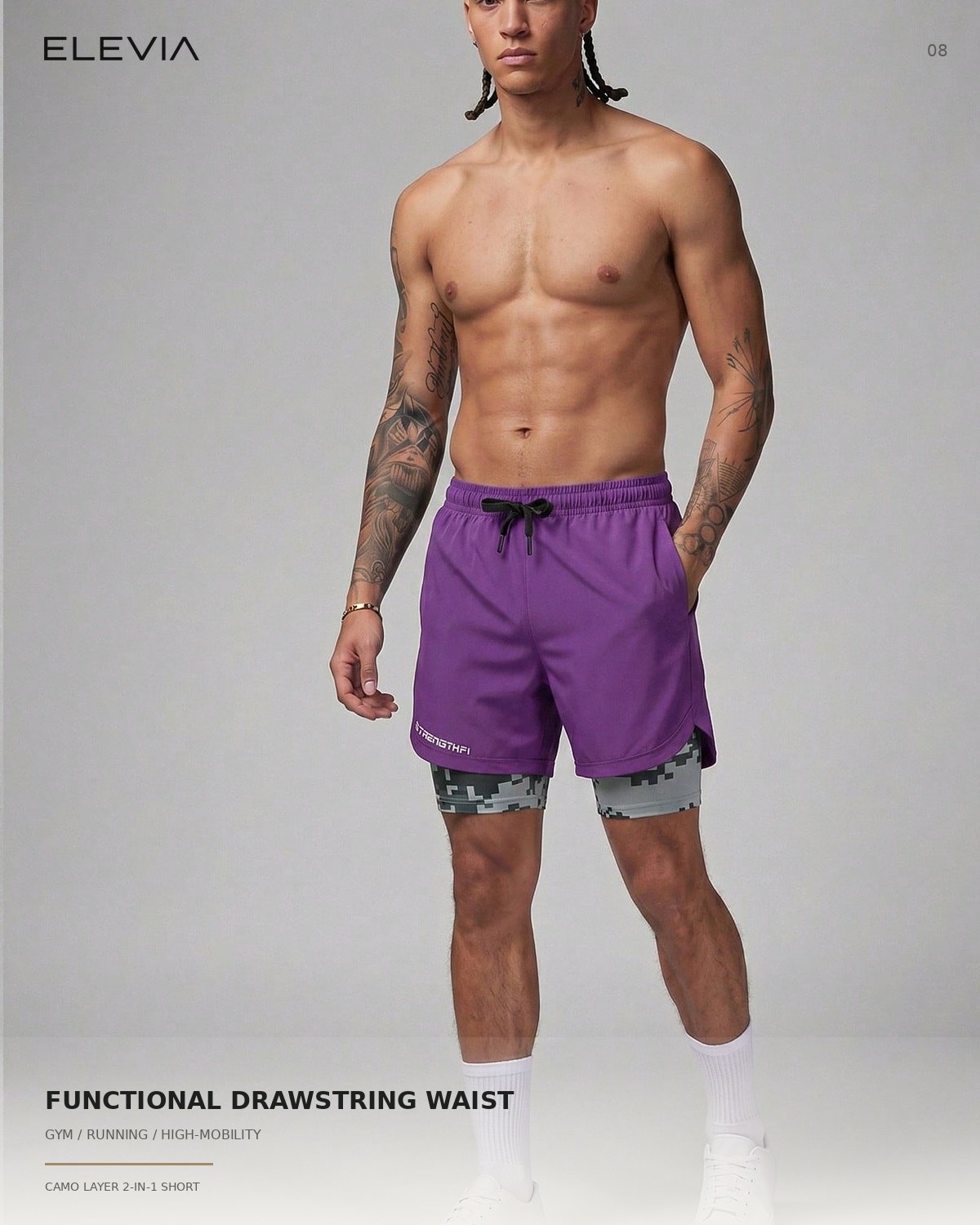 Camo Layer 2-in-1 Short