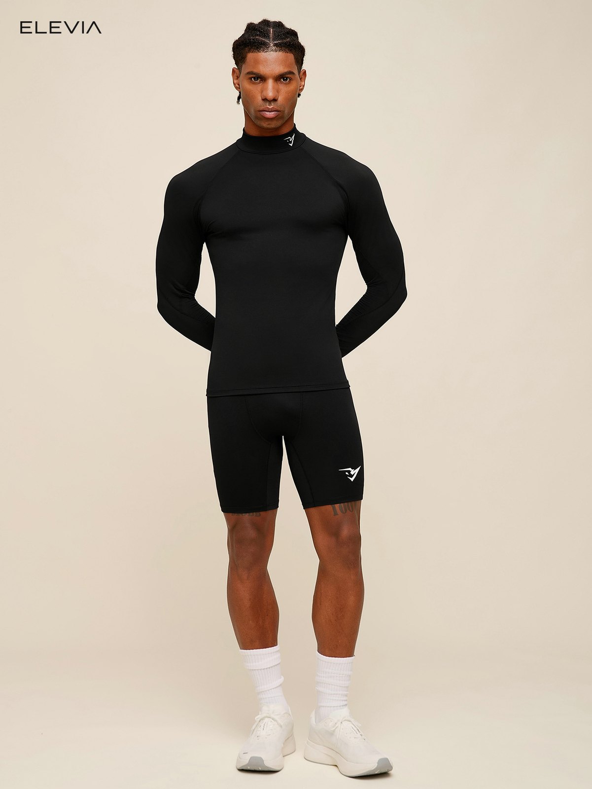 Shield Mock-Neck Top