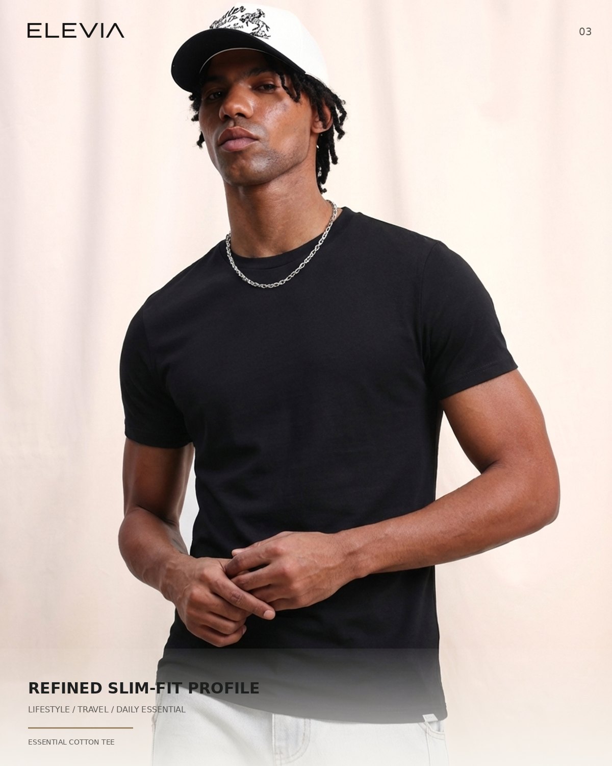 Essential Cotton Crew Tee