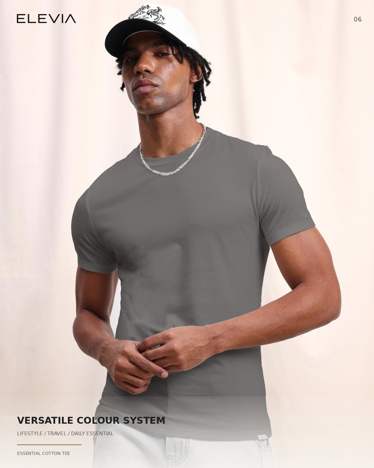 Essential Cotton Crew Tee