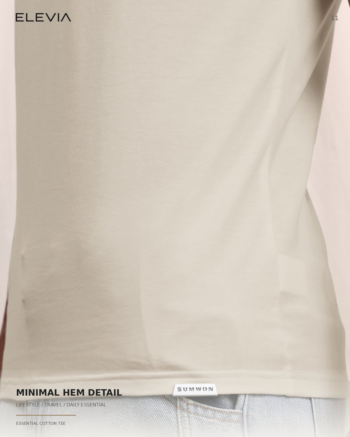 Essential Cotton Crew Tee